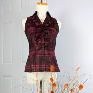 🆕 ANN TAYLOR Sleeveless Blouse Top Sz 4P